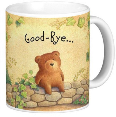 

Exoctic Silver Farewell GoodBye 016 Ceramic Mug(300 ml), Multicolor