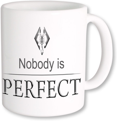

PhotogiftsIndia Nobody is Perfect_03 Ceramic Mug(325 ml), Multicolor