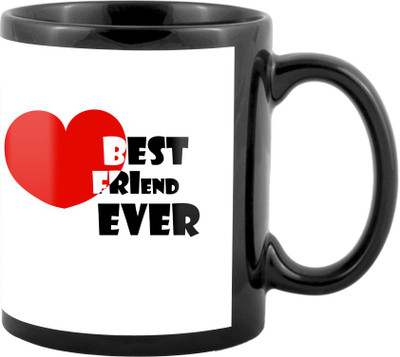 

SKY TRENDS World's Best Gifts For Valentine Girlfriend Boyfriend Friend Husband Wife Anniversary & Birthday Design Code 125 Ceramic Mug(325 ml), Black