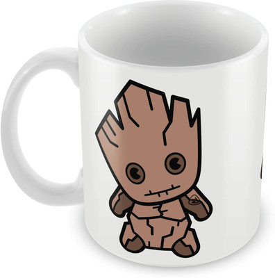 

Posterboy Kawaii Art - Groot (Officially Licensed) Ceramic Mug(350 ml), Multicolor
