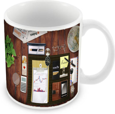 

Sleep Nature's SN-MG-549 Ceramic Mug(350 ml), Multicolor
