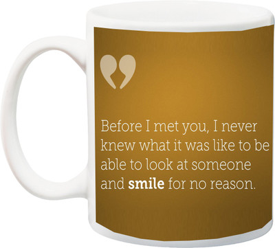 

ME&YOU Gift for Valentine's Day,Anniversary for Boy/Girl Ceramic Mug(325 ml), Multicolor