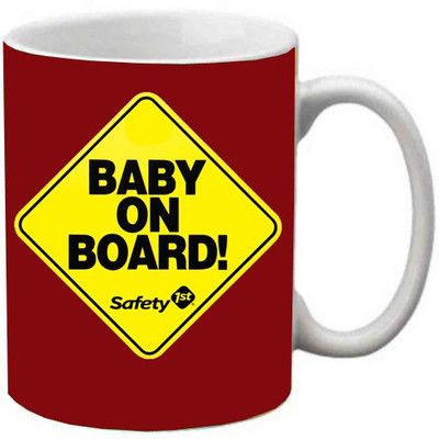 

Maison N Mode Baby On Board Coffee Ceramic Mug(330 ml), Multicolor