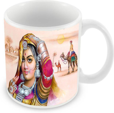

Sleep Nature's SN-MG-288 Ceramic Mug(350 ml), Multicolor