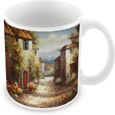 

Sleep Nature's SN-MG-1609 Ceramic Mug(350 ml), Multicolor