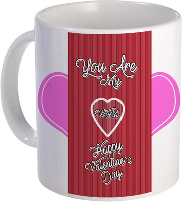 

SKY TRENDS Can't Help Falling in Love mug Best Gift for Valentine's Day, Her, Girlfriend,boy friend,husband, Wife,Birthday, Anniversary,Christmas or Any Holidays Design 029 Ceramic Mug(320 ml), Blue;white