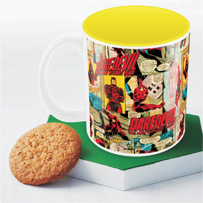 

Marvel Comics Daredevil Officially Licensed Ceramic Mug(350 ml), Multicolor