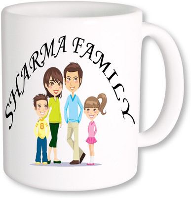 

PhotogiftsIndia Sharma Family 005 Ceramic Mug(325 ml), Multicolor