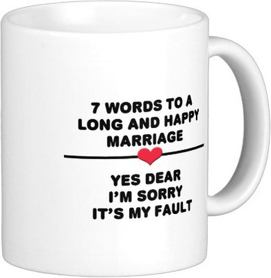 

Exoctic Silver Ek Pati Ki Aattm Katha A001 Ceramic Mug(350 ml), Multicolor
