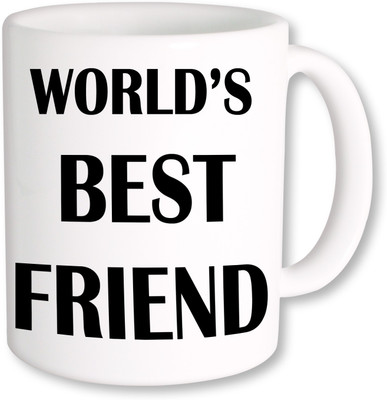 

PhotogiftsIndia World Best Friend Coffee Ceramic Mug(350 ml), Multicolor