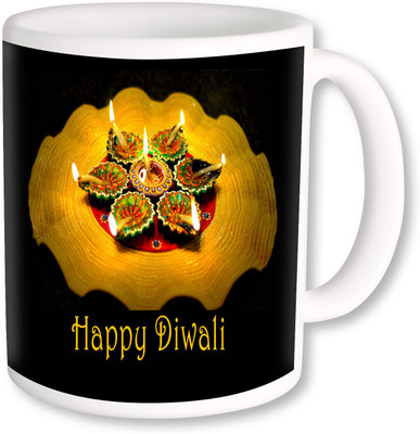 

PhotogiftsIndia Ecofriendly Happy Diwali Coffee Ceramic Mug(325 ml)