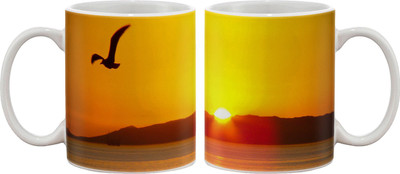 

Artifa Eagle Flying During Sunset Porcelain, Ceramic Mug(350 ml), Multicolor
