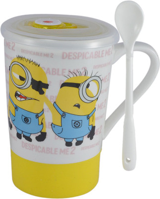 Saamarth Impex SI-4427 Ceramic Mug(500 ml), Yellow