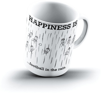 

Ucard Happiness Is2137 Bone China, Ceramic, Porcelain Mug(325 ml)
