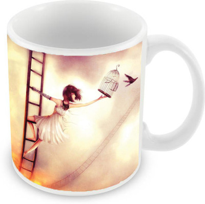

Sleep Nature's SN-MG-1720 Ceramic Mug(350 ml), Multicolor