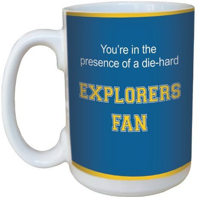 

Tree-Free Greetings Greetings lm44754 Explorers College Basketball Ceramic with Full-Sized Handle, 15-Ounce Ceramic Mug(60 ml), Multicolor