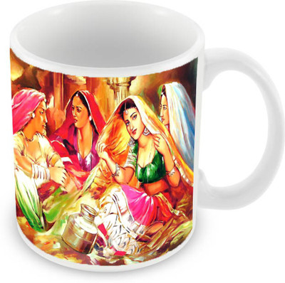 Sleep Nature's SN-MG-273 Ceramic Mug(350 ml), Multicolor