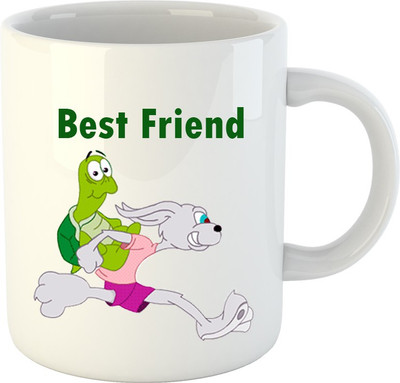 

Huppme Best Friend White Ceramic Mug(350 ml)