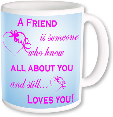 

PhotogiftsIndia Happy Friendship Day 046 Ceramic Mug(350 ml), Multicolor