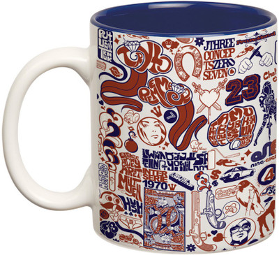 

Prithish Grafitti Design 2 Ceramic Mug(330 ml), Multicolor