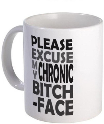 

Exoctic Silver Quoteds ooooo149 Ceramic Mug(300 ml), Multicolor
