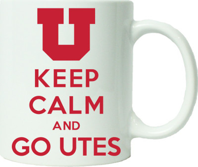 

Maison N Mode Keep Calm And Go Utes Coffee Ceramic Mug(330 ml), Multicolor