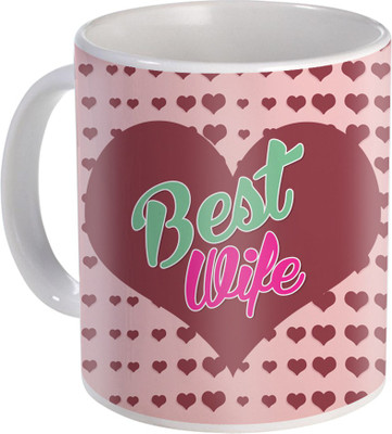 

SKY TRENDS Love Gifts For Your Special Valentine For Girlfriend Boyfriend Wounderful Wife Husband Friend Anniversary Birthday Design110 Ceramic Mug(325 ml), White