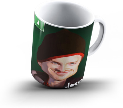 

Ucard Jessie Caricature817 Bone China, Ceramic, Porcelain Mug(325 ml), Multicolor