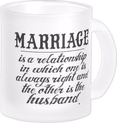 

Exoctic Silver Shaadi Ke Side Effects: Mega Series C001 Ceramic Mug(300 ml), Black;white