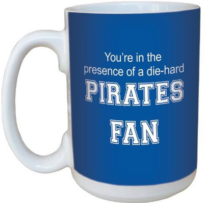

Tree-Free Greetings Greetings lm44448 Pirates College Football Fan Ceramic with Full-Sized Handle, 15-Ounce Ceramic Mug(60 ml), Multicolor