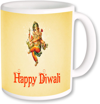 

PhotogiftsIndia Happy Diwali And Deepawali 039 Ceramic Mug(325 ml)