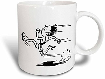 

3dRose Track Runner Ceramic, 15-Ounce Ceramic Mug(60 ml), Multicolor
