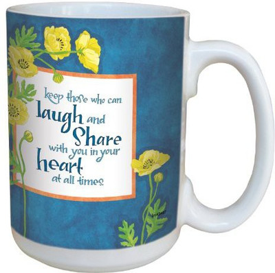 

Tree-Free Greetings Greetings lm43487 Vibrant Yellow Poppies by Robin Pickens Ceramic with Full-Sized Handle, 15-Ounce Ceramic Mug(60 ml), Multicolor