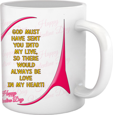 28% OFF on TIED RIBBONS Happy Valentine Coffee Ceramic Coffee Mug(350 ml) 28% OFF on TIED RIBBONS Happy Valentine Coffee Ceramic Coffee Mug(350 ml)