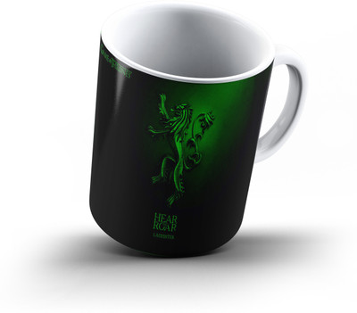

Ucard Lannister Game Of Thrones897 Bone China, Ceramic, Porcelain Mug(325 ml), Multicolor
