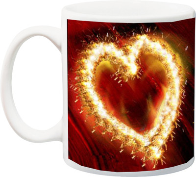 

ME&YOU Precious Gift for Lover;Diwali Wishes Ceramic Mug(325 ml), Multicolor