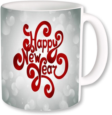 

PhotogiftsIndia happy new year 115 Ceramic Mug(325 ml), Multicolor
