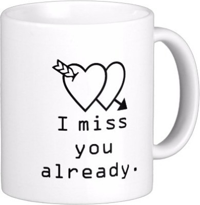 

Exoctic Silver Unspoken Words C003 Ceramic Mug(300 ml), Black;white