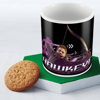 

Posterboy Hawkeye Officially Licensed (Pack Of 1) Ceramic Mug(350 ml), Multicolor
