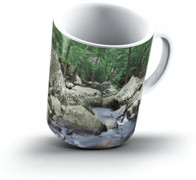 Ucard Landscape932826 Bone China, Ceramic, Porcelain Mug(325 ml)