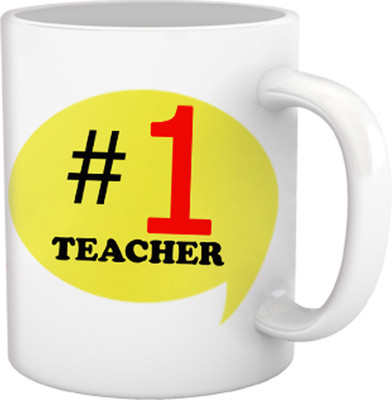 

Tied Ribbons No 1 Teacher Ceramic Mug(300 ml), White