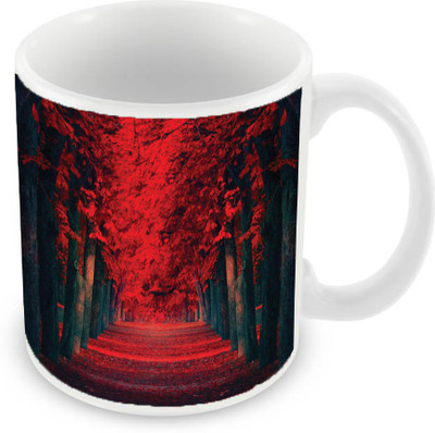 

Sleep Nature's SN-MG-1562 Ceramic Mug(350 ml), Red