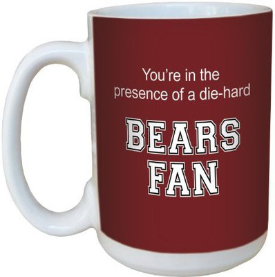 

Tree-Free Greetings Greetings lm44495 Bears College Football Fan Ceramic with Full-Sized Handle, 15-Ounce Ceramic Mug(60 ml), Multicolor