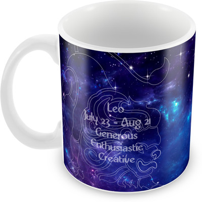 

Posterboy Leo Zodiac Sign Ceramic Mug(350 ml), Multicolor