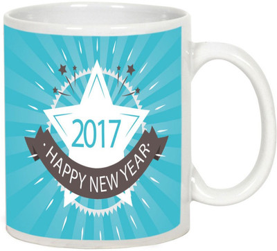 

AllUPrints Have A Shining New Year White Ceramic Mug(325 ml)