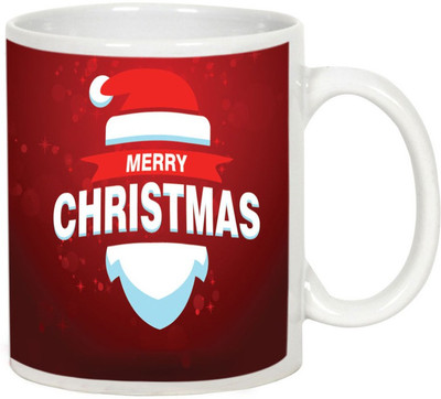 

AllUPrints May This Christmas Brings You A Lot Of Happiness Ceramic Mug(325 ml), White