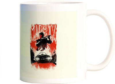 

Rangeele Inkers Madmax art Ceramic Mug(300 ml), Multicolor
