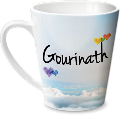

Hot Muggs Simply Love You Gourinath Conical Ceramic Mug(350 ml)