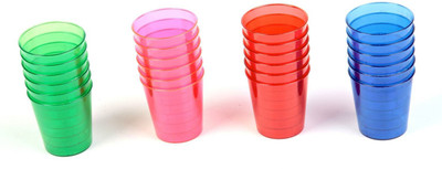 

Unique Industrries Mini Party Cups Plastic Mug(473 ml, Pack of 24), Multicolor