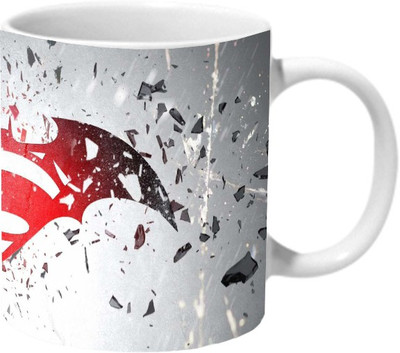 

Mooch Wale Superbat Ceramic Mug(325 ml), Multicolor
